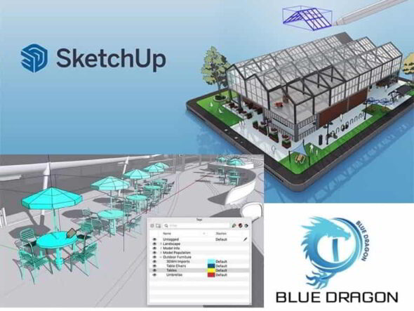 SketchUp 2023 - Phần Mềm Thiết Kế 3D Chuyên Nghiệp